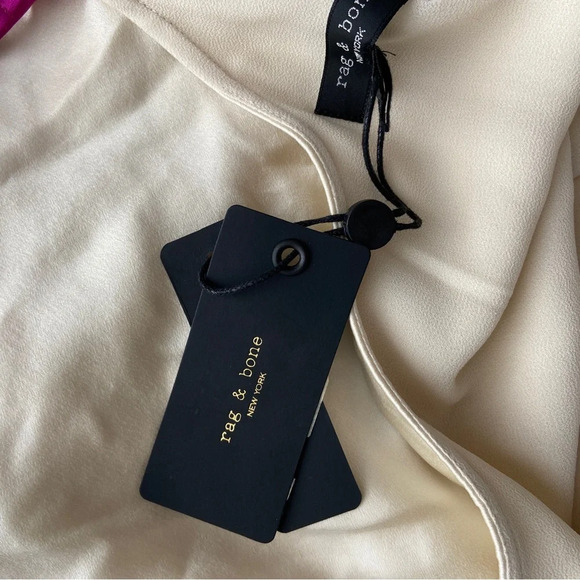 NWT Rag & Bone Jaci Silk Cami in Light Dove size 12 - Picture 6 of 9